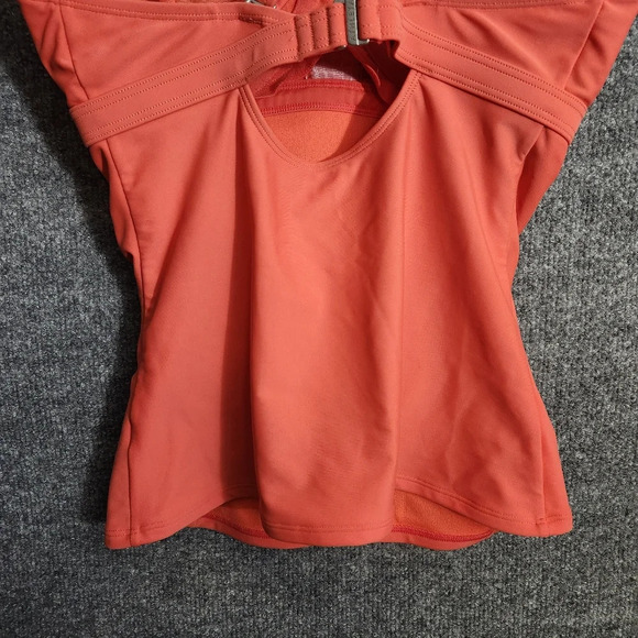 Athleta women's swim top size 32 D/DD orange - Picture 8 of 9